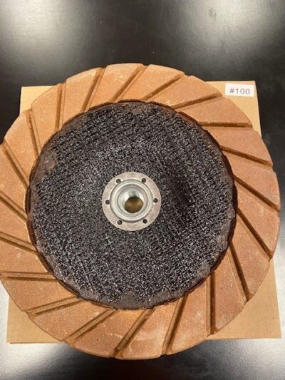 7" Ceramic 100 grit Perfect for quickly grinding