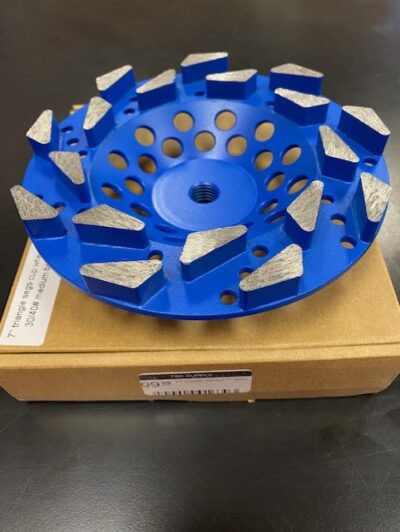 7" Cup Wheel Triangle Segs 30/40 Medium Bond 1